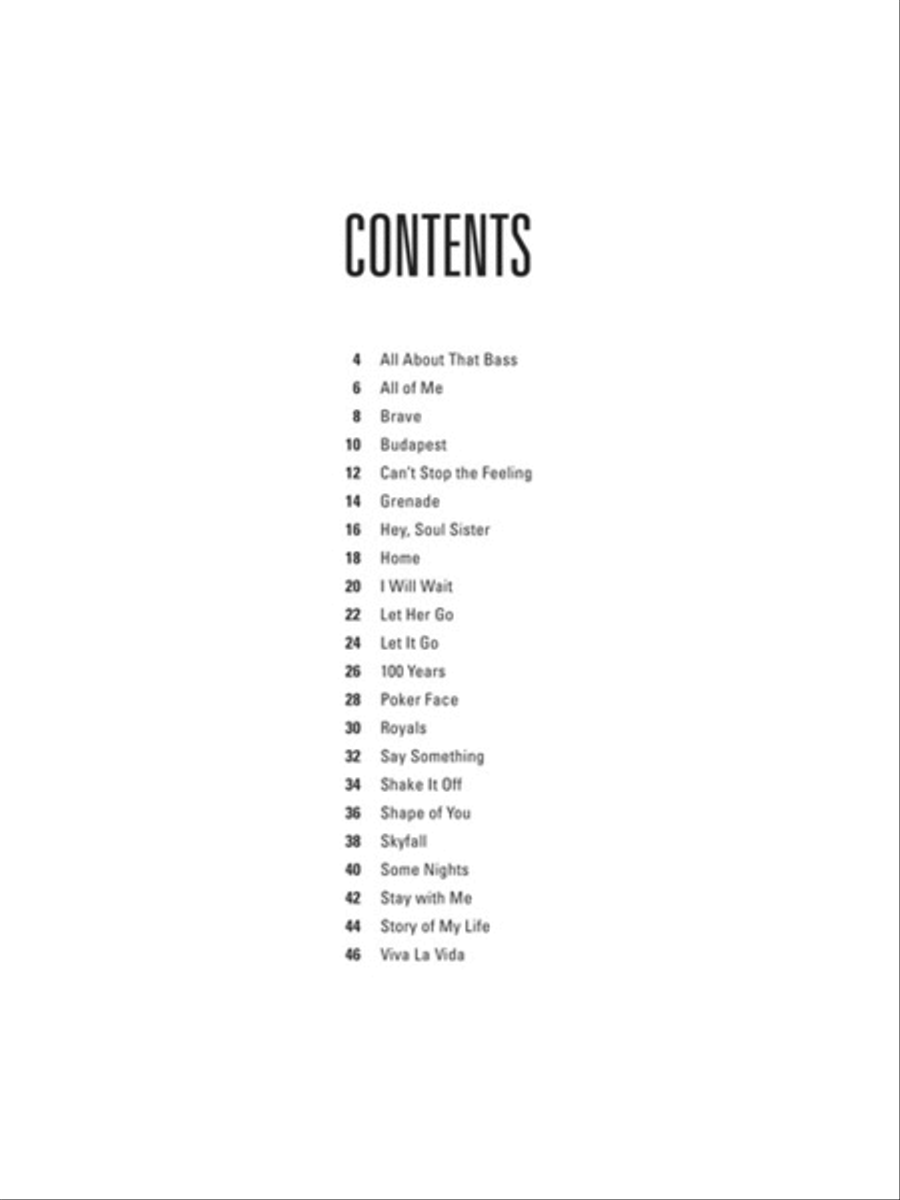 Hit Songs for Two Violins String Duet scores gallery preview page 2