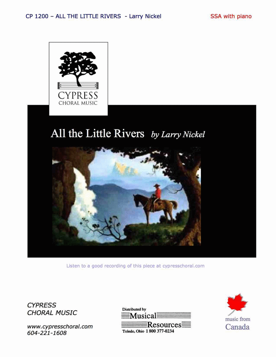 Larry Nickel : All the Little Rivers (SSA)