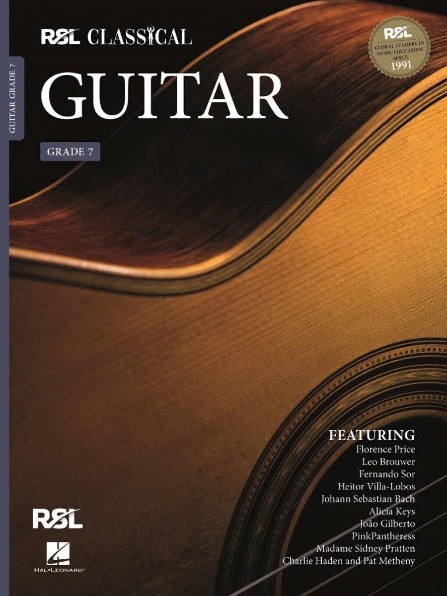 RSL Classical Guitar Grade 7 (2022) Acoustic Guitar scores gallery preview page 1