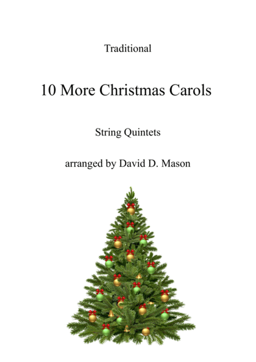 10 More Christmas Carols for String Quintet and Piano image number null