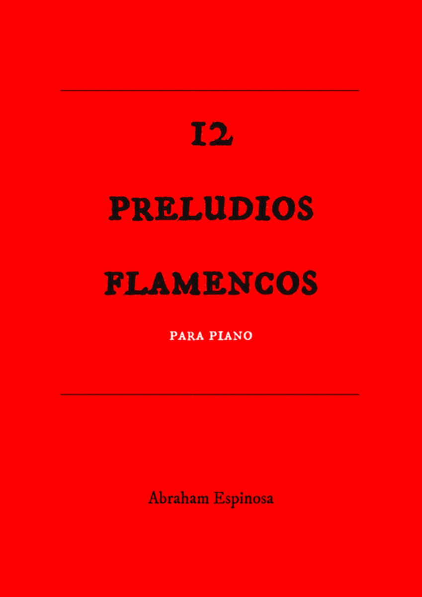 12 preludios flamencos para piano image number null