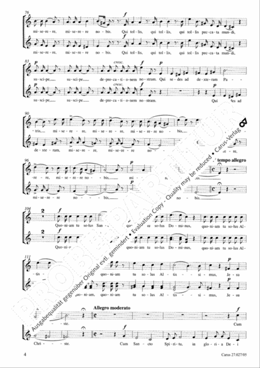 Messe breve SA scores gallery preview page 5