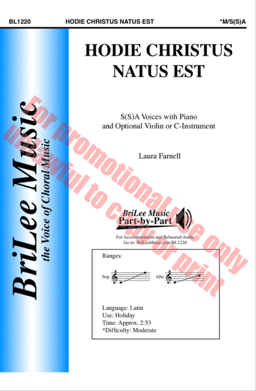 Hodie Christus Natus Est Choir scores gallery preview page 2