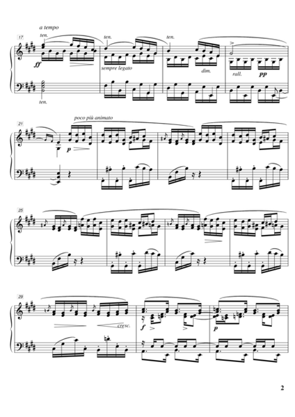 Etude in E major, Op. 10 no. 3 for Piano