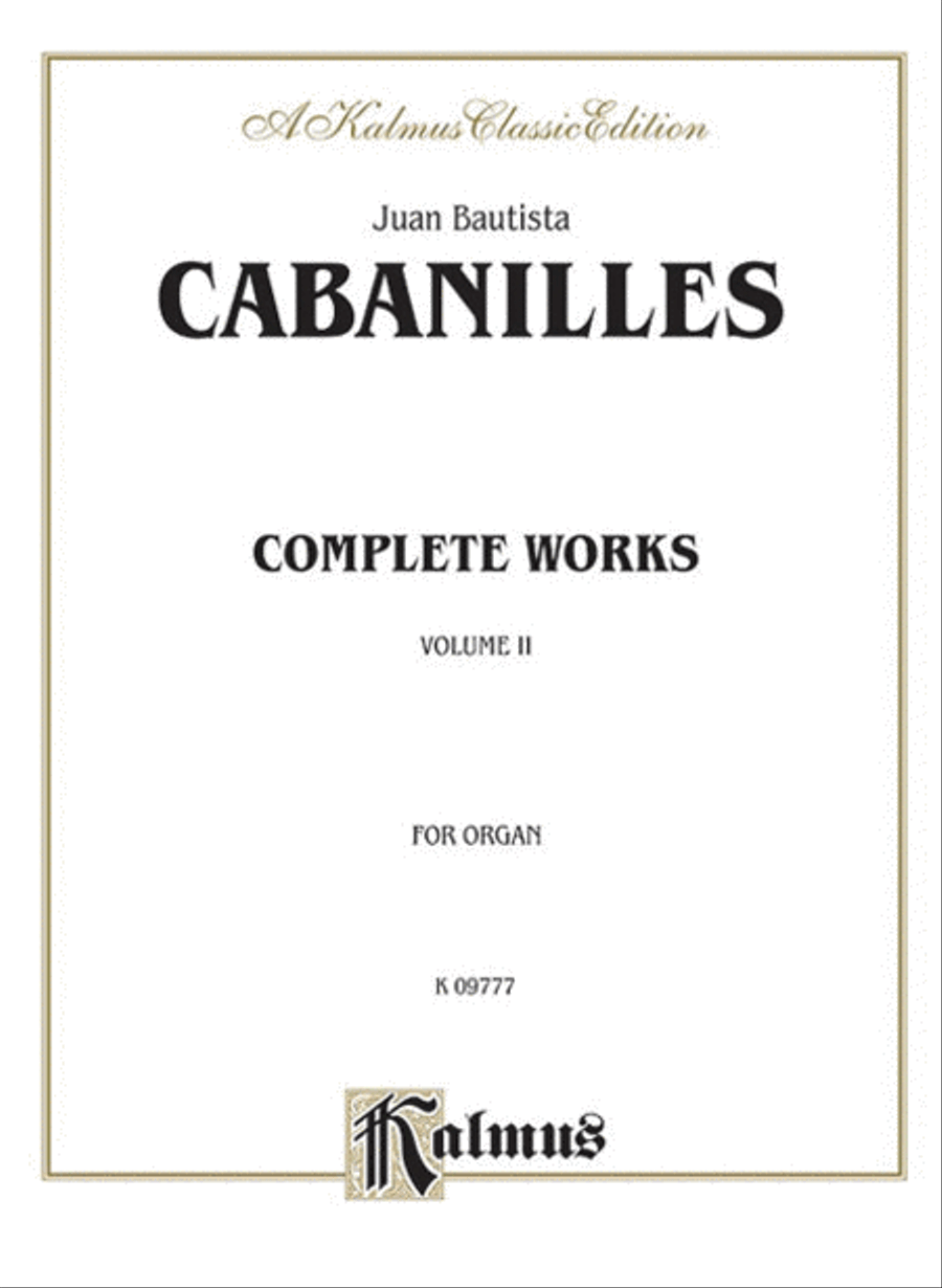 Complete Organ Works, Volume 2 Organ scores gallery preview page 1