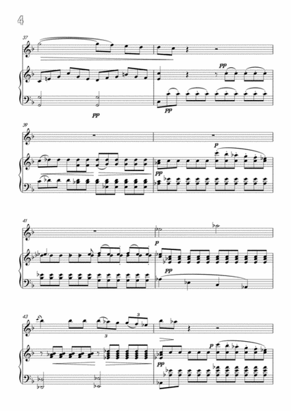 Beethoven-Adelaide,for Flute and Piano image number null