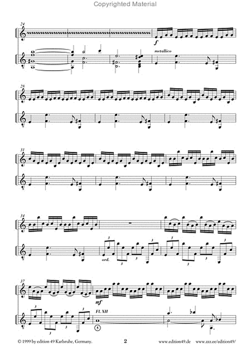 Allegro op. 93 fur Violine und Gitarre