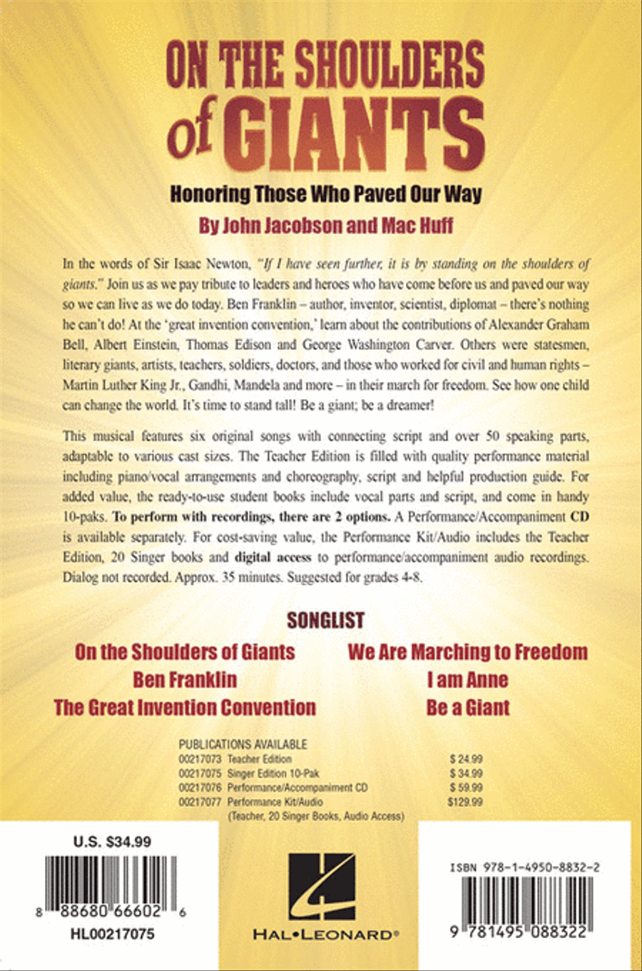 On the Shoulders of Giants Choir scores gallery preview page 8