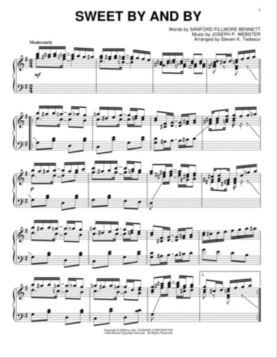 Ragtime Gospel Hymns Piano Solo scores gallery preview page 12