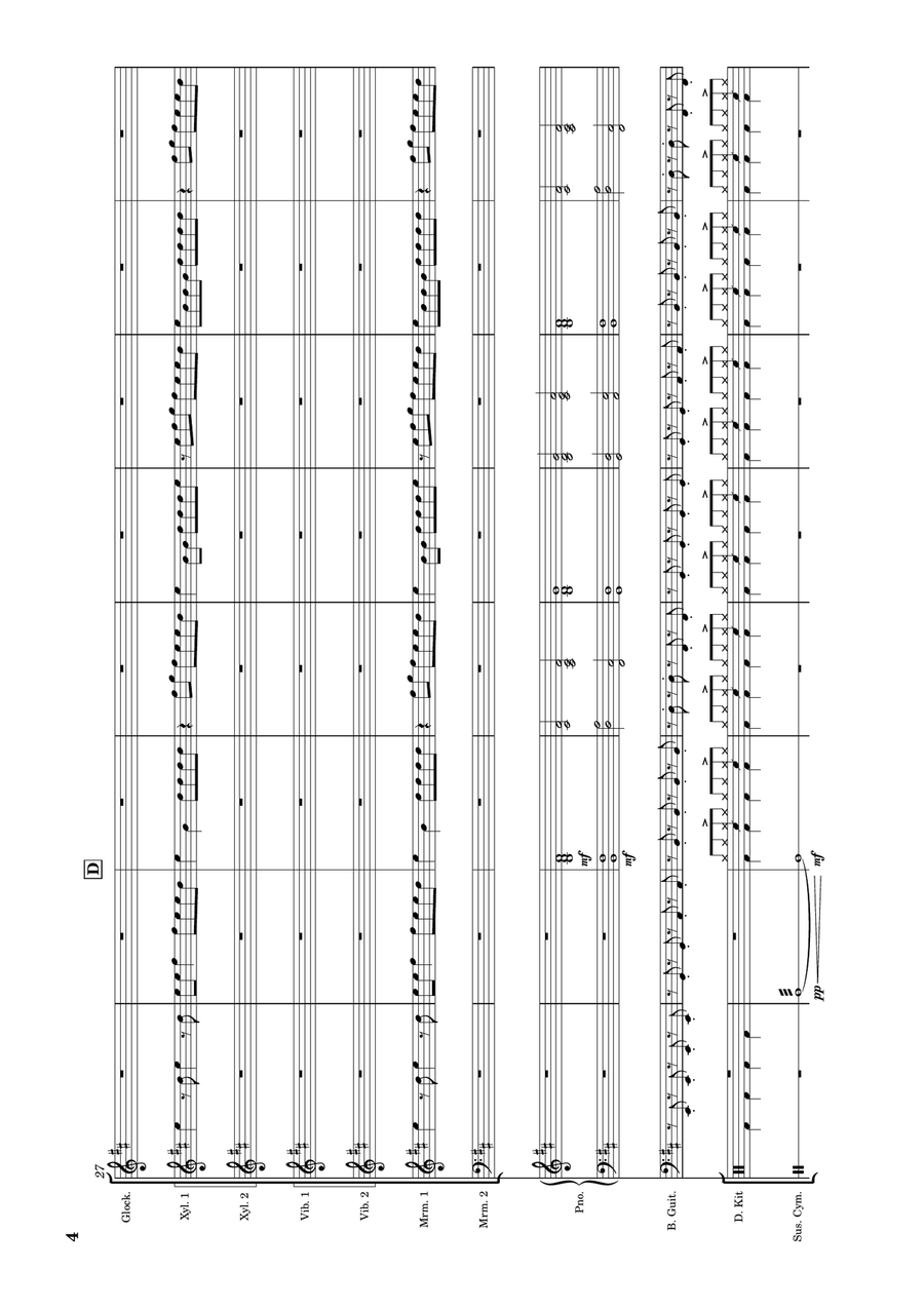 Bad Habits Percussion Ensemble scores gallery preview page 5
