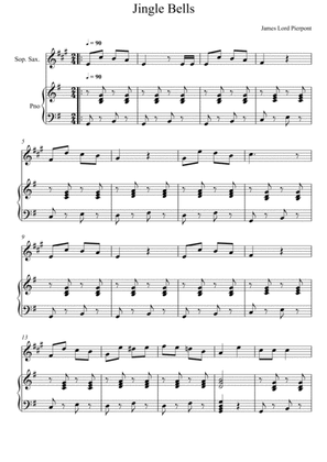James Lord Pierpont - Jingle Bells (Soprano Saxophone Solo)