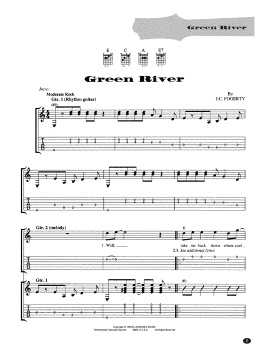 Belwin's 21st Century Guitar Song Trax 2 Electric Guitar scores gallery preview page 4