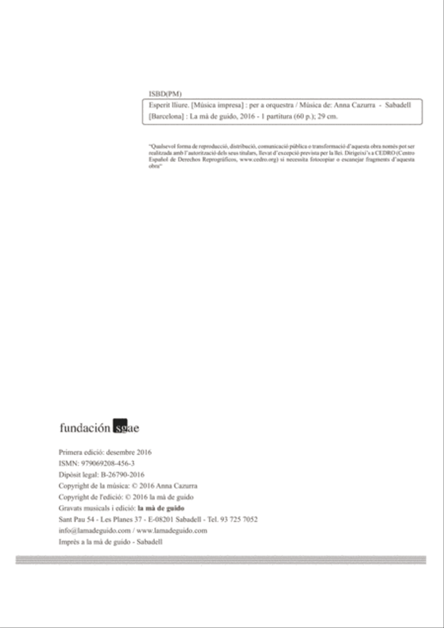 Esperit Lliure Full Orchestra scores gallery preview page 4