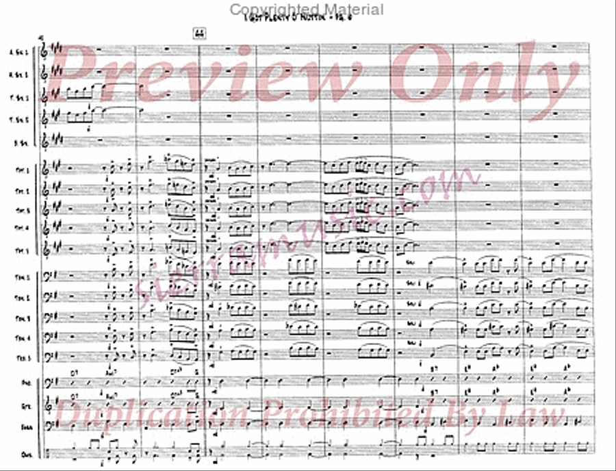 I Got Plenty O' Nuttin' Jazz Ensemble scores gallery preview page 7