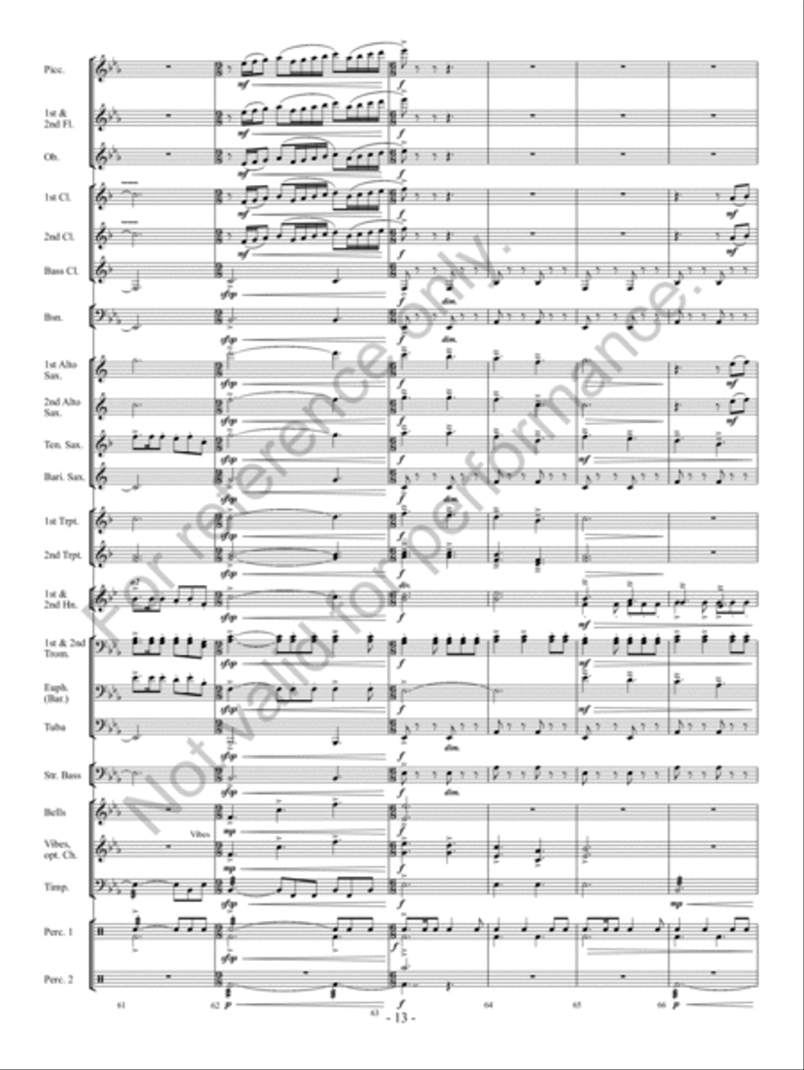 As Spring Arrives As Spring Arrives Concert Band scores gallery preview page 12