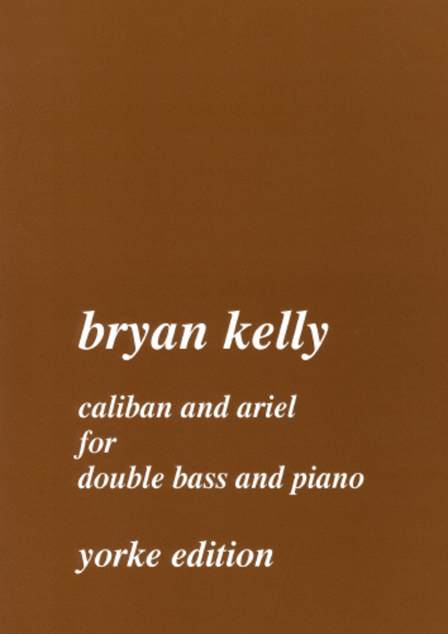 Caliban and Ariel (1978). DB & Pf Double Bass scores gallery preview page 1