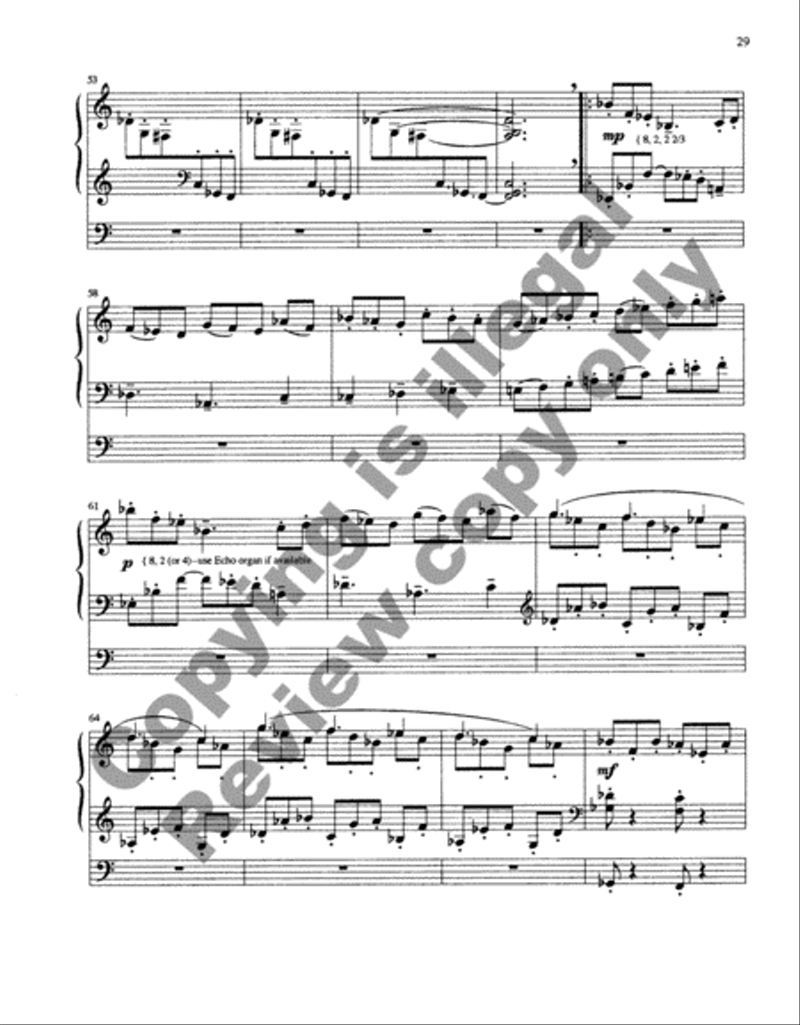 Four Biblical Settings Four Biblical Settings Organ scores gallery preview page 14