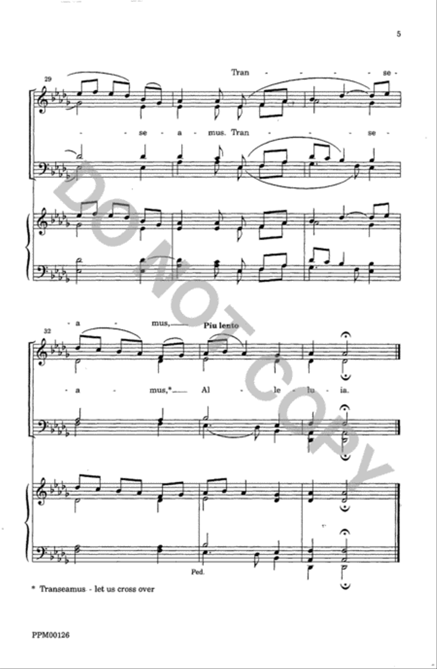 There is No Rose of Such Virtue 4-Part scores gallery preview page 6