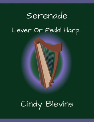 Book cover for Serenade, original solo for Lever or Pedal Harp