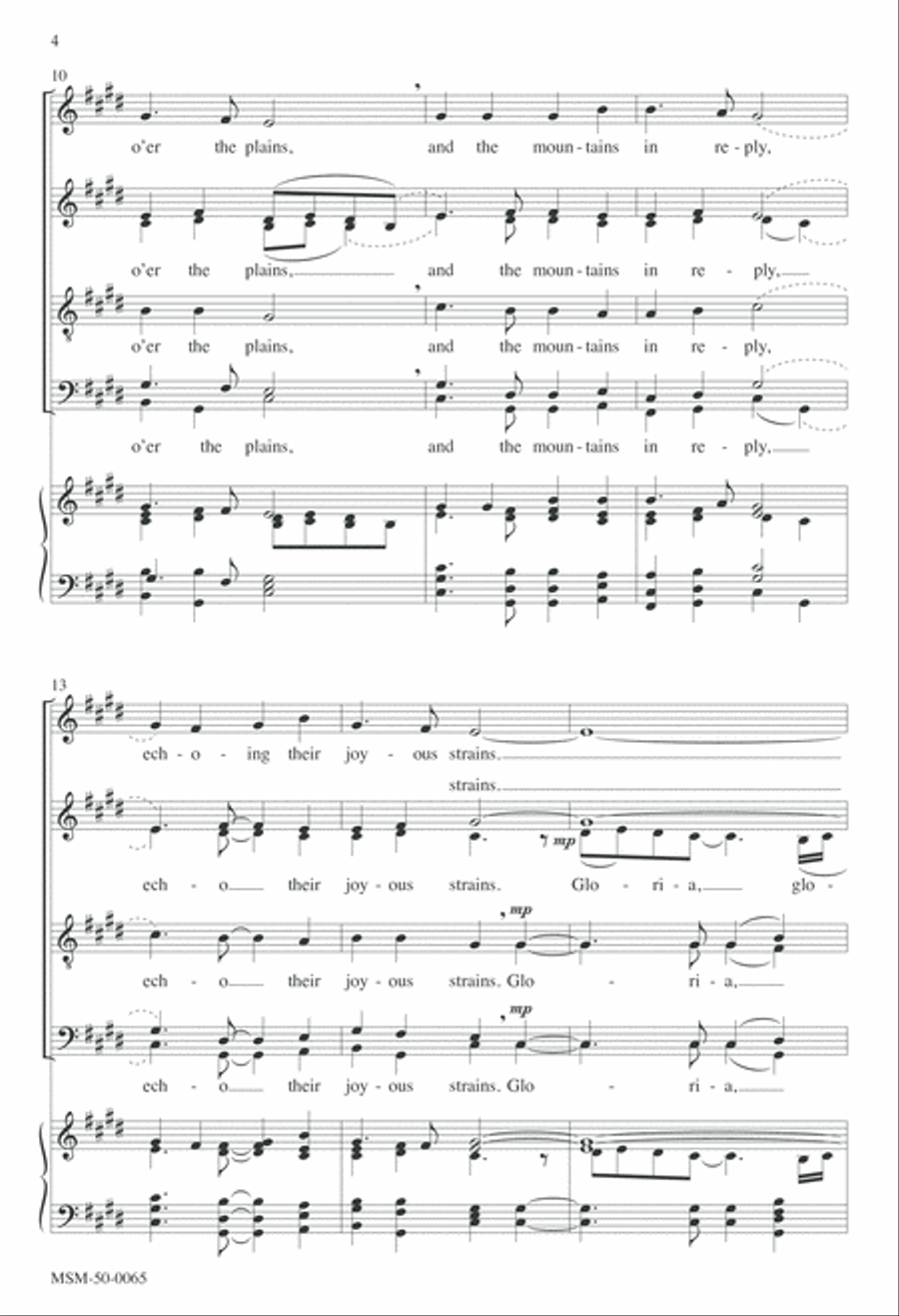 Angels We Have Heard on High Divisi scores gallery preview page 3