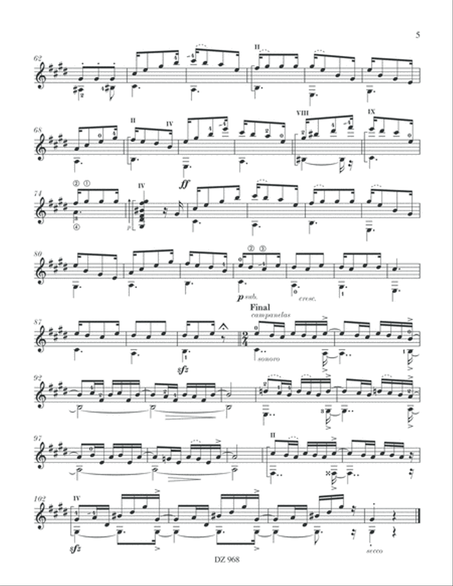 ¡Claro que si!, ¡Claro que no! Classical Guitar scores gallery preview page 5