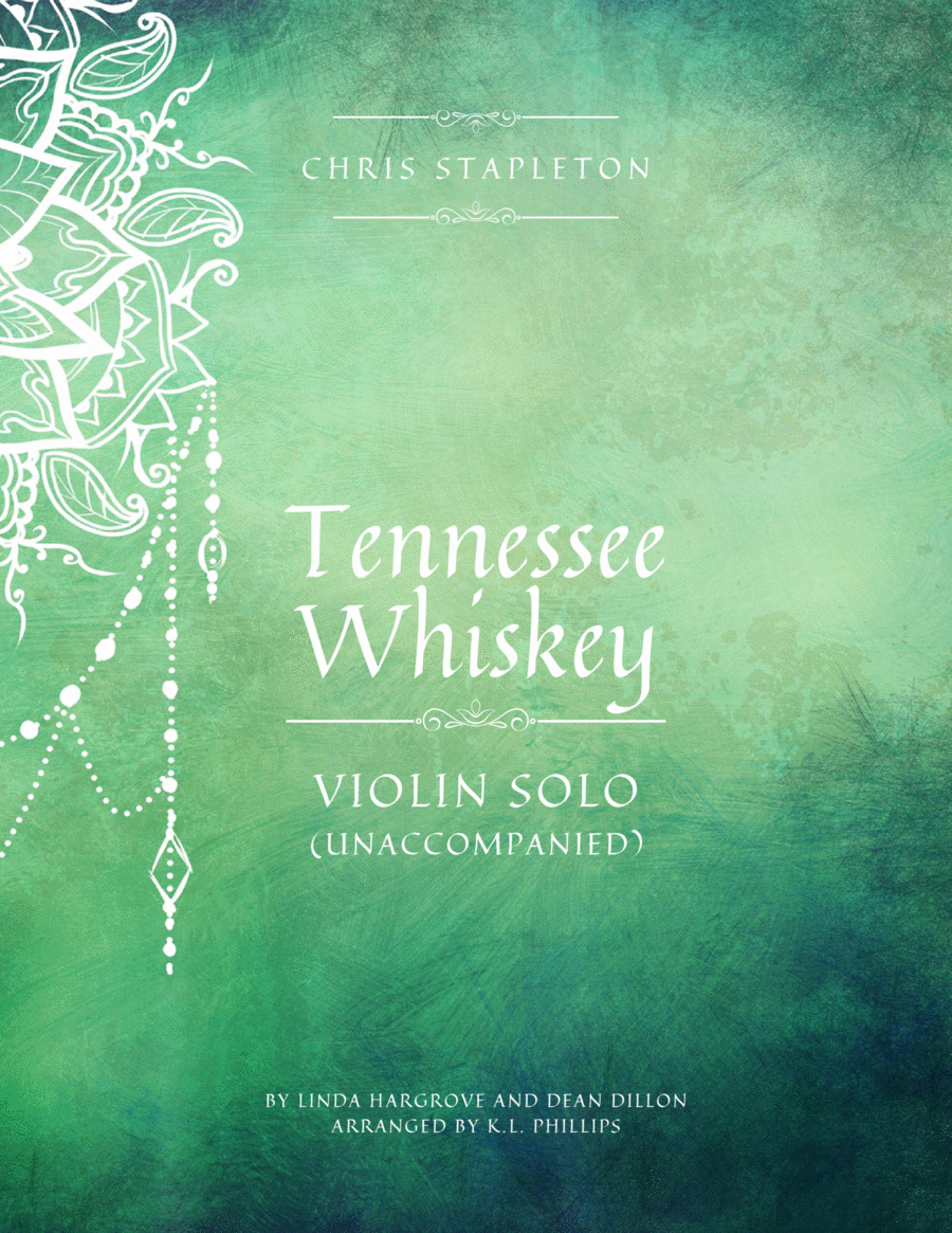 Tennessee Whiskey Violin Solo scores gallery preview page 1