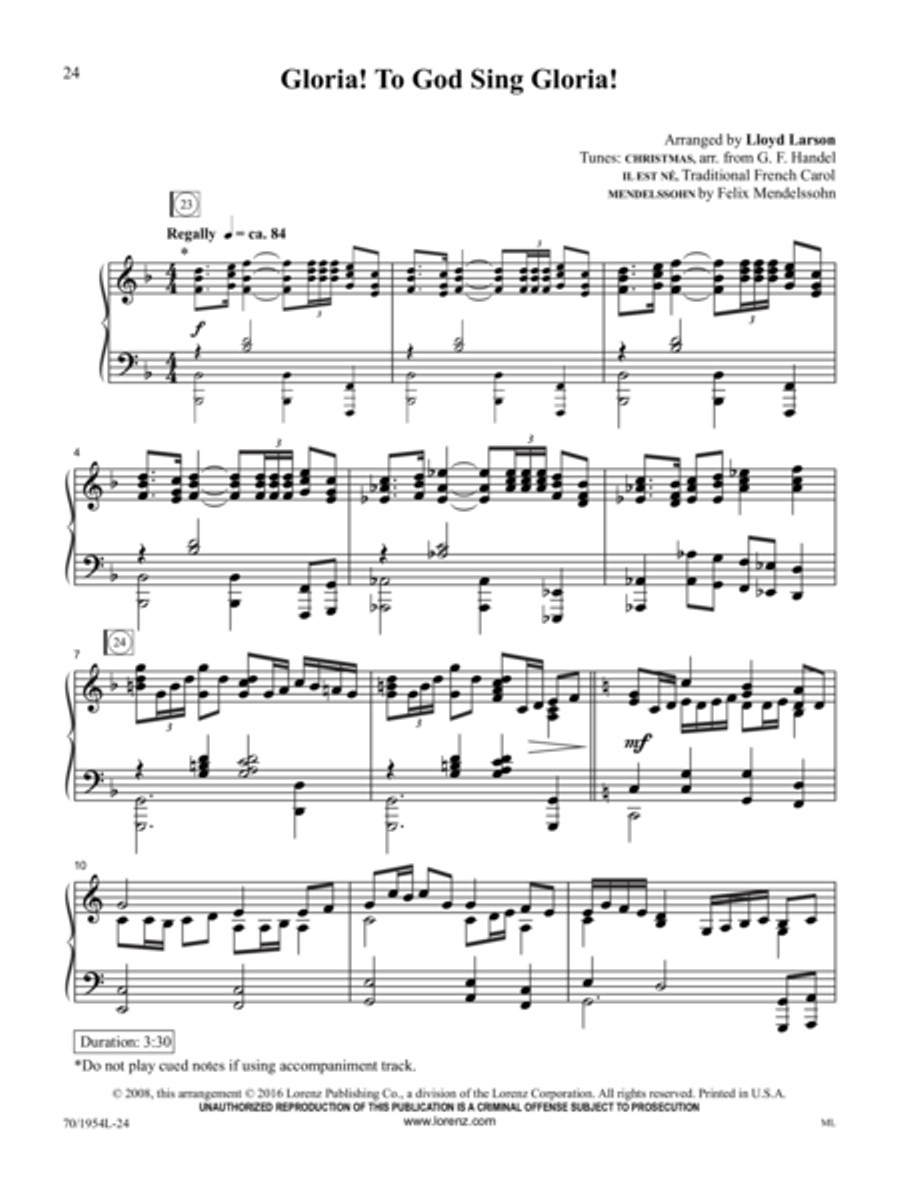 Christmas in Ivory Piano Solo scores gallery preview page 14
