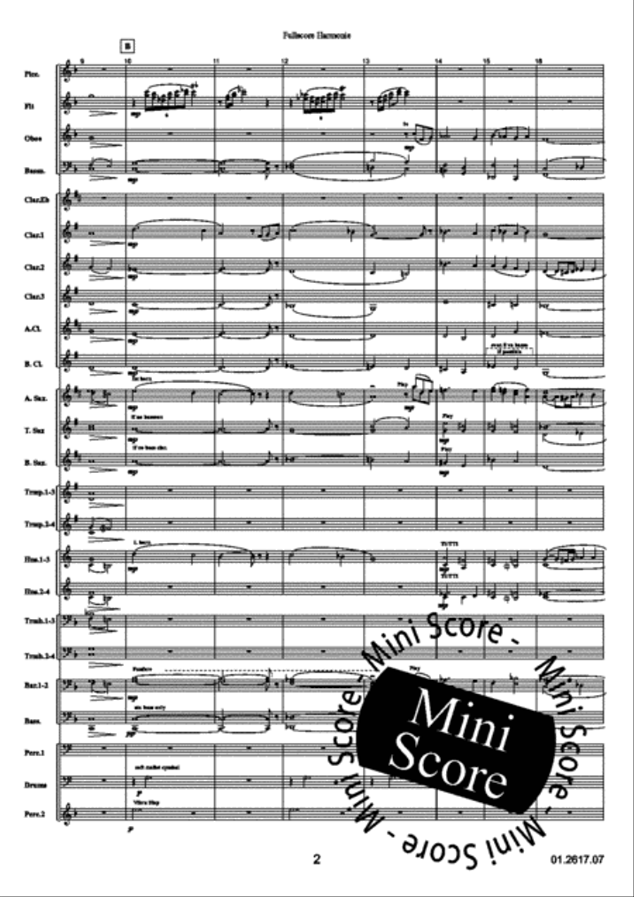 For Fans Only Concert Band scores gallery preview page 6