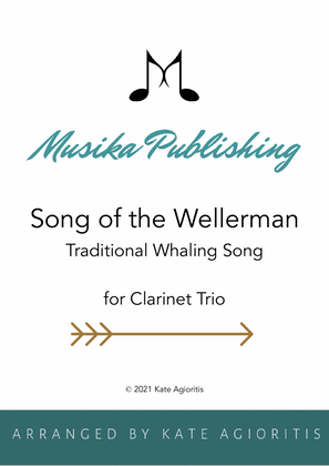 Book cover for Song of the Wellerman (Wellerman) - Clarinet Trio