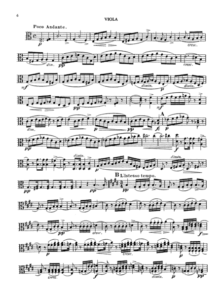 Quintet in G Major, Op. 77: Viola