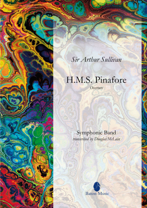 Book cover for H.M.S. Pinafore
