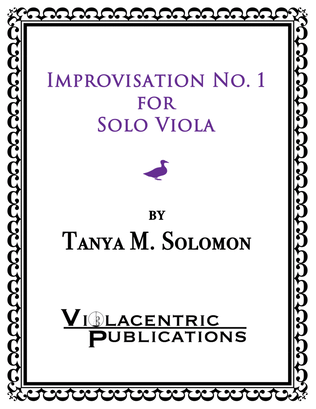 Improvisation No. 1 for Solo Viola
