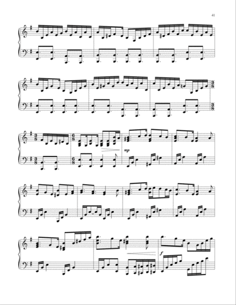 Piano Weavings Volume 2 Piano Solo scores gallery preview page 42