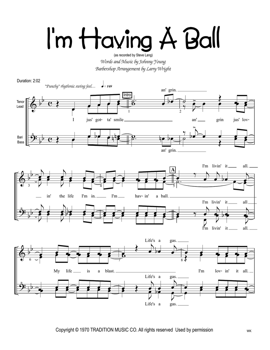 Book cover for I'm Having A Ball