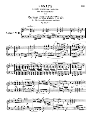 Book cover for Beethoven: Sonatas (Urtext) - Sonata No. 13, Opus 27 No. 1 in E-flat Major