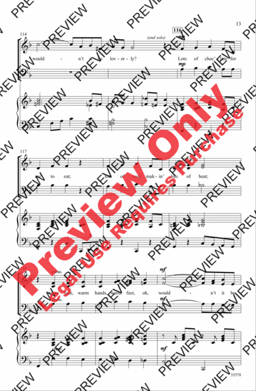 My Fair Lady My Fair Lady 3-Part scores gallery preview page 13