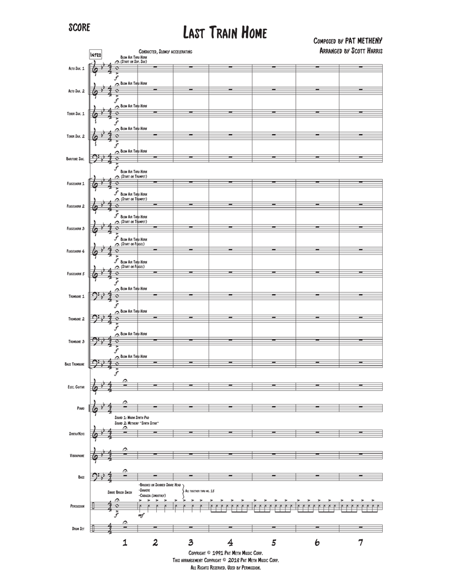 Last Train Home Jazz Ensemble scores gallery preview page 2