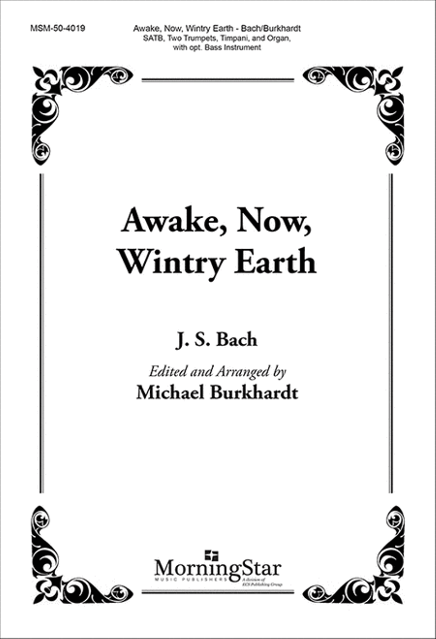 Awake, Now, Wintry Earth Awake, Now, Wintry Earth 4-Part scores gallery preview page 1
