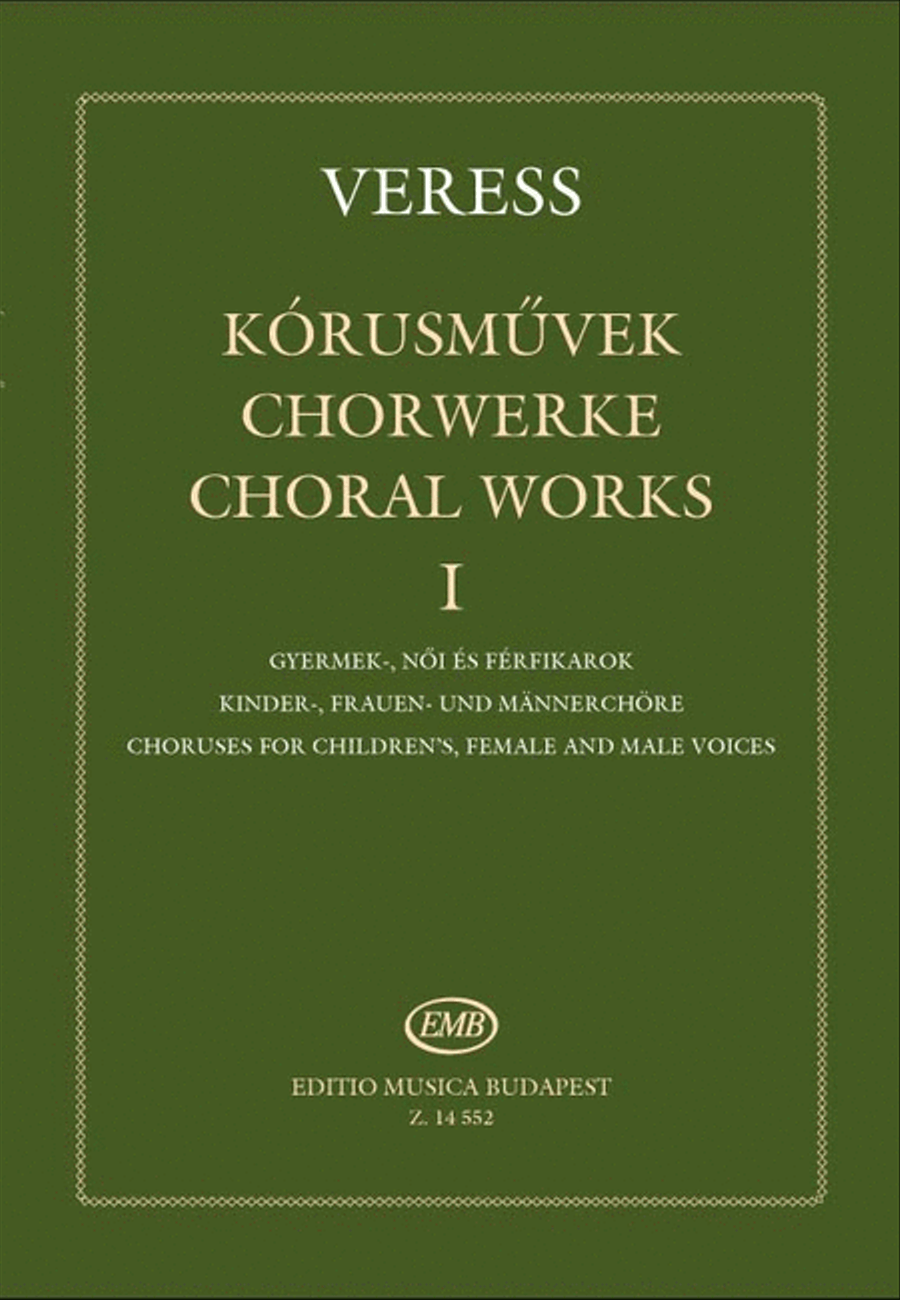 Chorwerke I Kinder-, Frauen- und Männerchöre A Cappella scores gallery preview page 1