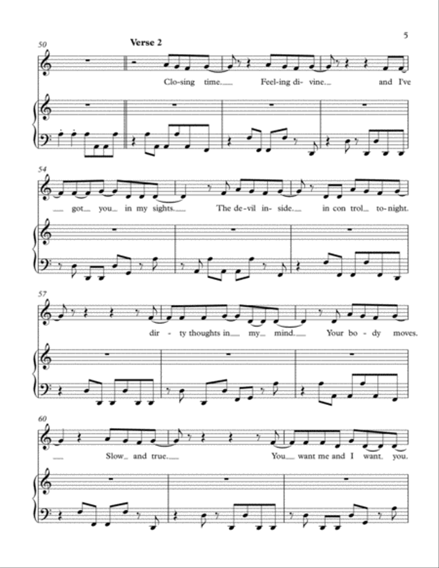 Desire Desire Voice scores gallery preview page 5