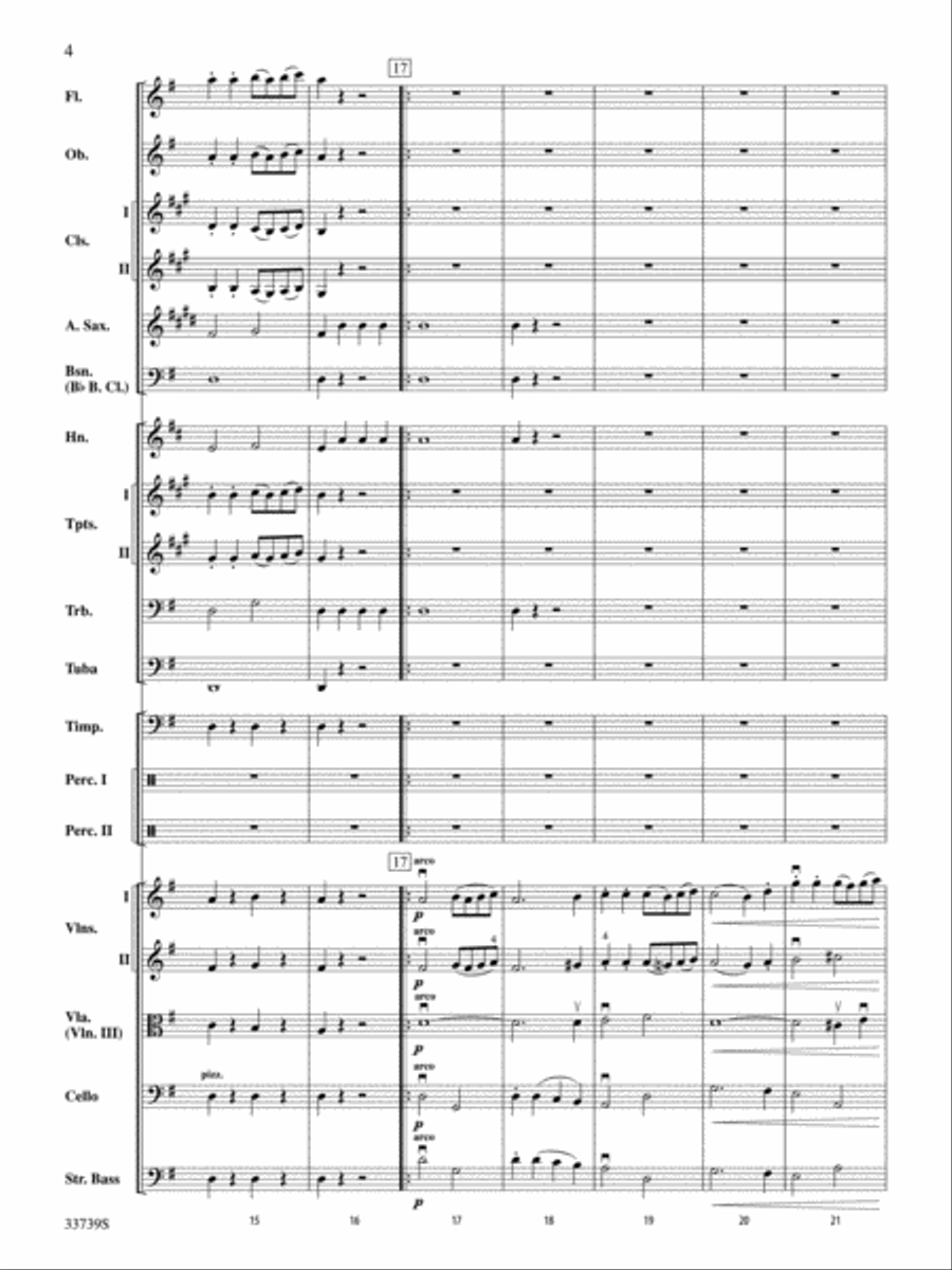 Military Symphony Full Orchestra scores gallery preview page 4
