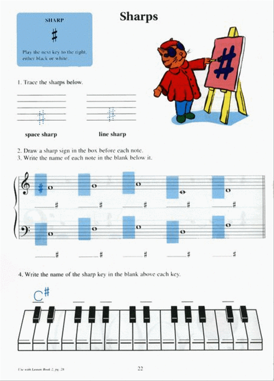 Piano Theory Workbook – Book 2 Piano Method scores gallery preview page 2