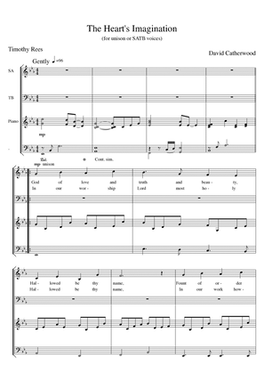 In The Heart's Imagination for SATB voices, accompanied