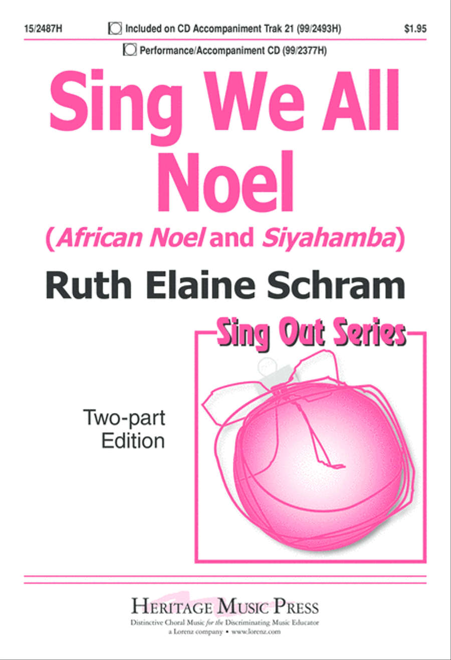 Sing We All Noel Sing We All Noel Unison Choir scores gallery preview page 1