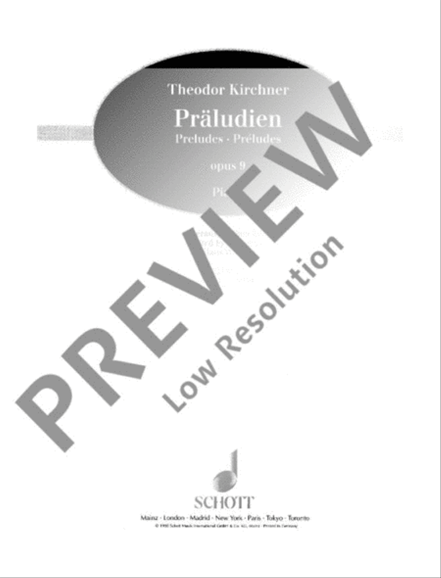 Preludes Piano Solo scores gallery preview page 2