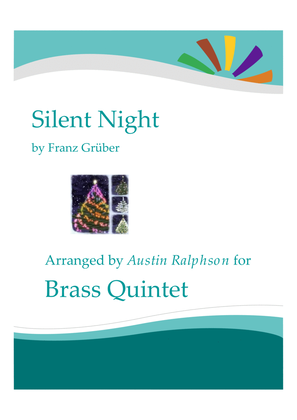 Book cover for Silent Night - brass quintet