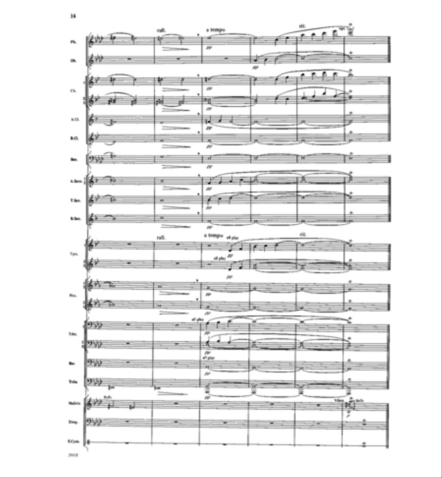 Danny Boy Concert Band scores gallery preview page 13