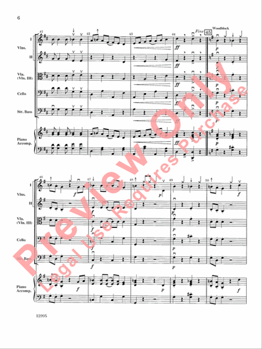 Tangerine Rag String Orchestra scores gallery preview page 7