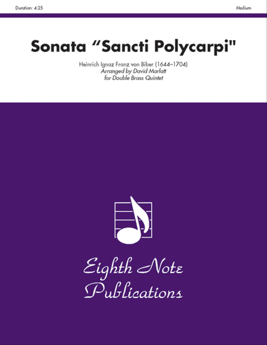Sonata Sancti Polycarpi Sonata Sancti Polycarpi Score and Parts scores gallery preview page 1