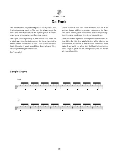 A Rhythmic Concept for Fusion / Funk Drums image number null